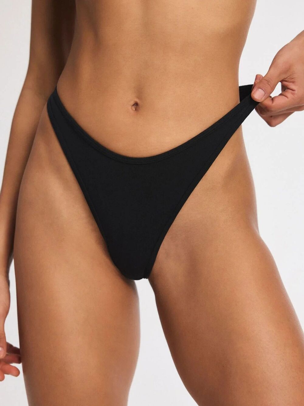 Brand New Savage X Fenty Size M Women's Cotton Cheeky 7 Panty Pack in Black